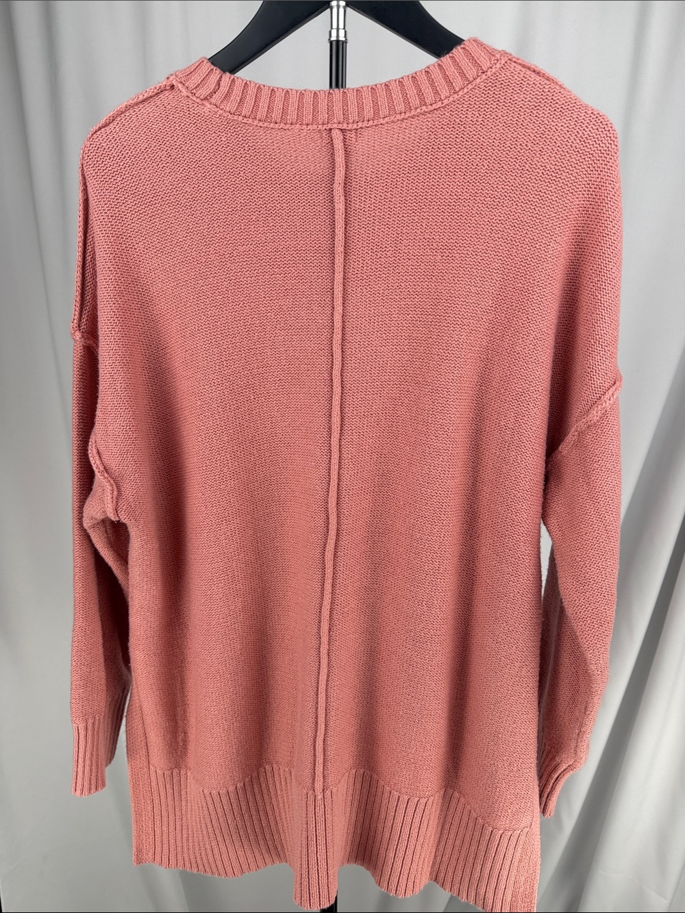 Aerie Dusty Rose Pink Oversized Crewneck Sweater M - Picture 6 of 9